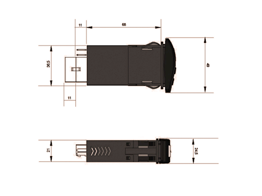 INTERRUTTORI PER TERGICRISTALLI