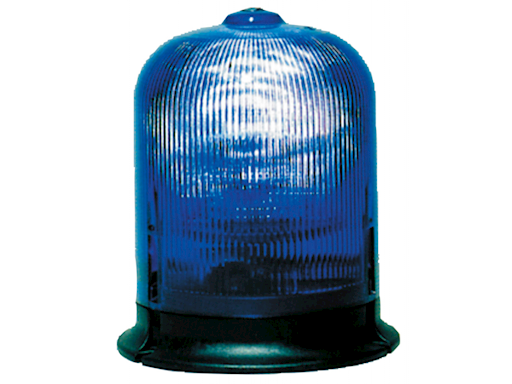LUCE ROTANTE FLASH BLU