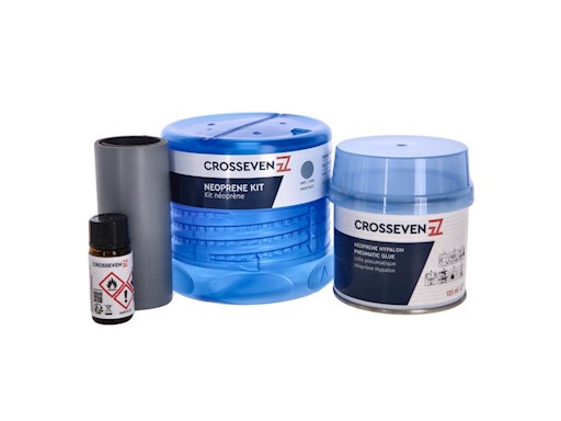 KIT RIPARAZIONI BICOMPONENTE PER GOMMONI NEOPRENE-HYPALON 125ML