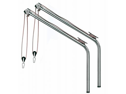 COPPIA DI GRUETTE IN ACCIAIO INOX