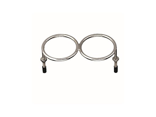 PORTABICCHIERE INOX AD ANELLI