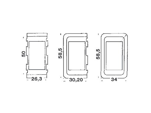 CORNICI PER INTERRUTTORI