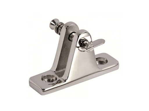 SUPPORTO A FORCELLA DRITTO IN ACCIAO INOX CON SPINETTA