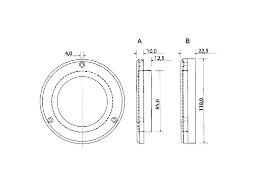 FARETTO SUBACQUEO A LED