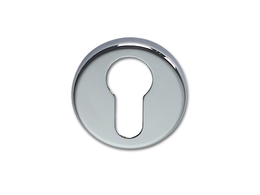 ROSETTA COMPLETA DI BOCHETTA IN OTTONE CROMATO