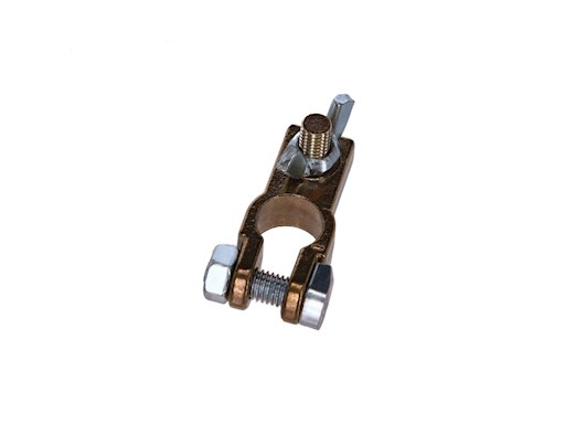 MORSETTI BATTERIA OTTONE LUCIDO