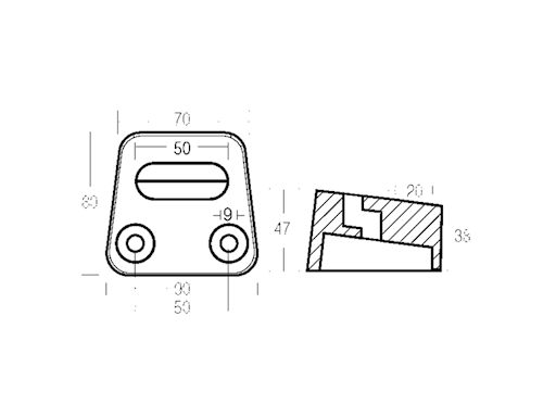 PLACCA PER MOTORI OMC KING COBRA