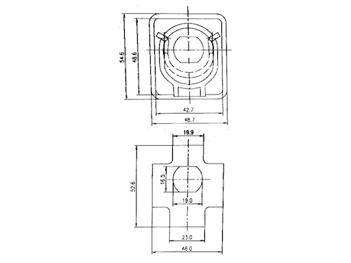 ALZAPAGLIOLO DA INCASSO INOX