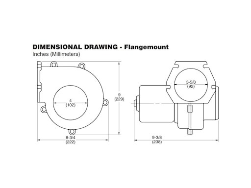 ESTRATTORI ARIA MONTAGGIO A FLANGIA ALTE PRESTAZIONI