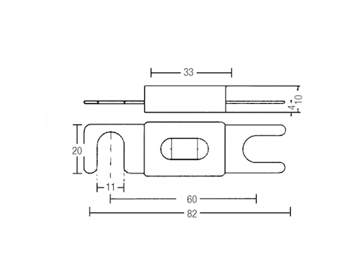 FUSIBILE A LAMA TIPO ANL