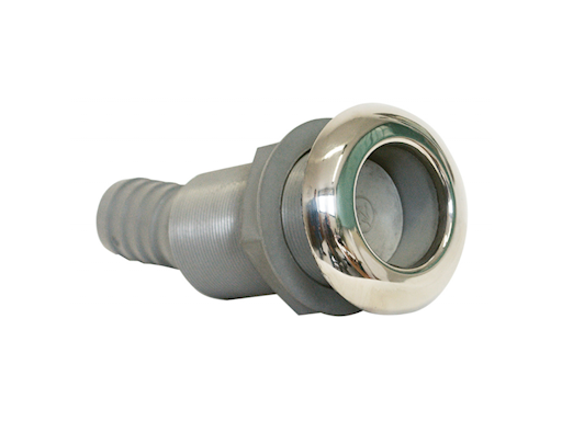 SCARICO AUTOSVUOTANTE INCLINATO IN PVC-INOX