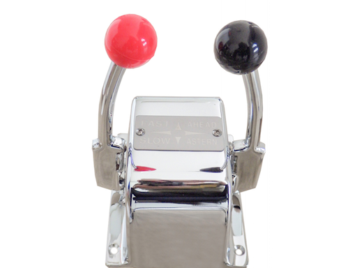 SCATOLA COMANDO DOPPIE LEVE IN OTTONE