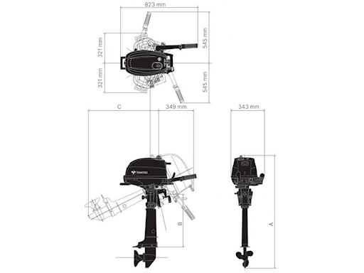MOTORE FUORIBORDO TOHATSU MFS4S