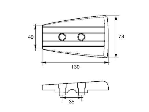 PIASTRA PER PIEDI VOLVO DPH/DPR