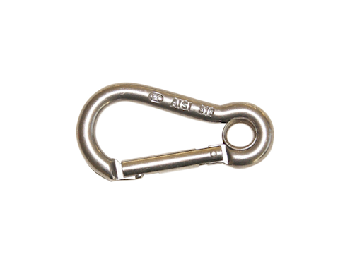 MOSCHETTONE "KONG"  CON OCCHIO INOX 316