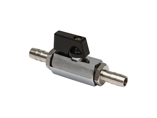 RUBINETTO CARBURANTE IN OTTONE CROMATO