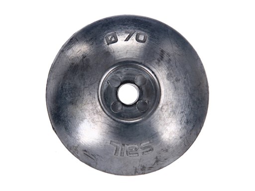 ANODO ZINCO FLANGIA TONDA