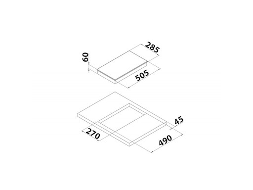 PIANO COTTURA IN VETROCERAMICA