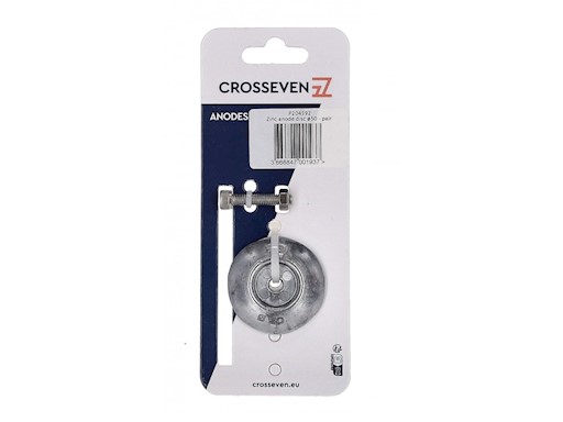 COPPIA ANODI ZINCO FLANGIA TONDA