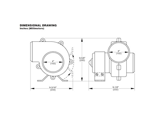 ESTRATTORI ARIA MONTAGGIO A STAFFA