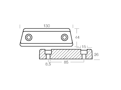 BARRA PER SINGLE PROP VOLVO AQ 280-290