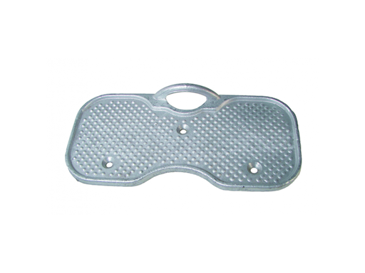 PIASTRA SALVA POPPA IN ALLUMINIO