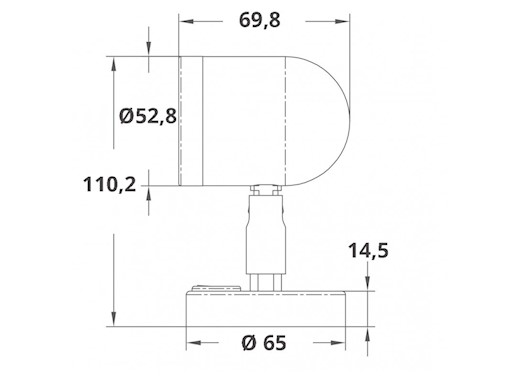 FARETTO ORIENTABILE A LED IN ACCIAIO INOX