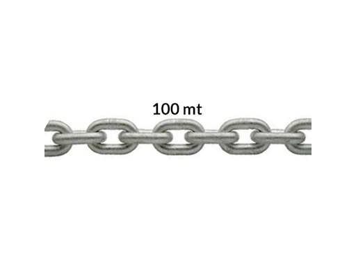 CATENA ZINCATA CALIBRATA 100MT