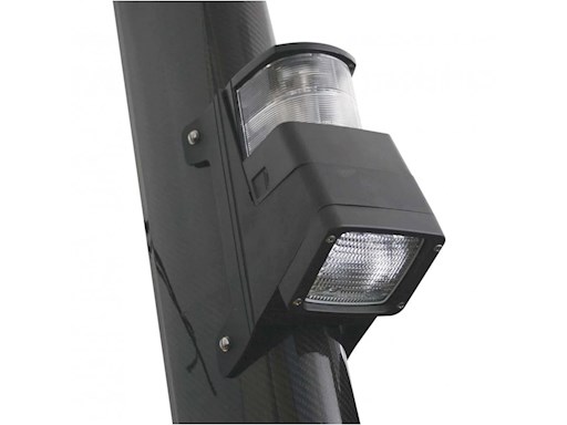 FANALE/PROIETTORE TESTA D'ALBERO NERO