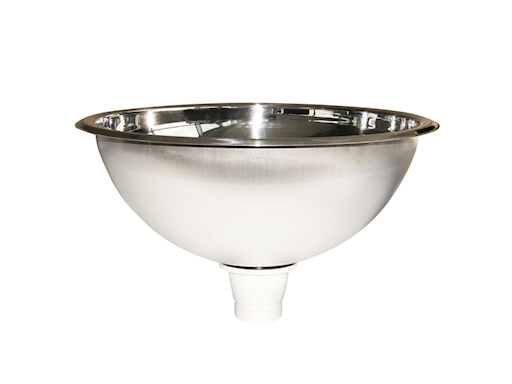 LAVELLI SEMISFERICO IN ACCIAIO INOX