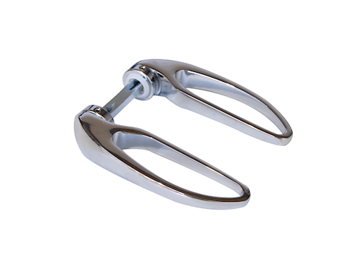 MANIGLIA IN OTTONE CROMATO