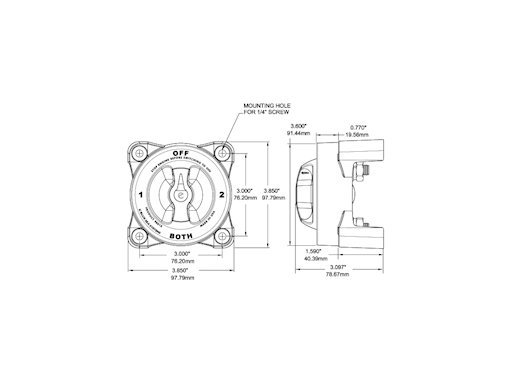 STACCA BATTERIA ON-OFF SERIE HD
