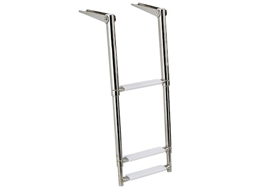 SCALETTE INOX TELESCOPICHE 3 GRADINI