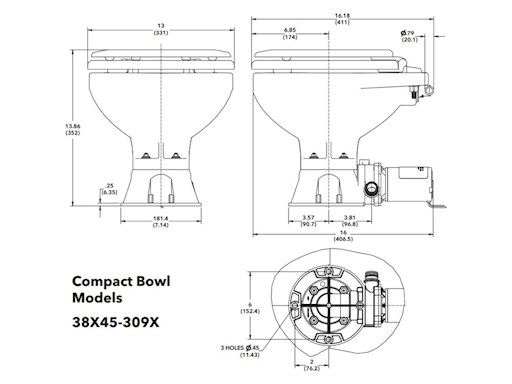 WC QUIET FLUSH E2 COMPACT