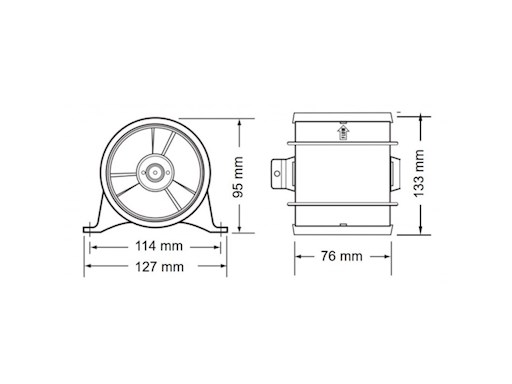 ELETTROVENTILATORE IN LINEA