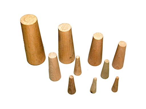 CONI IN LEGNO TURAFALLE KIT 10 PZ