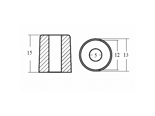 RONDELLA PER MOTORI YAMAHA 4/70 HP