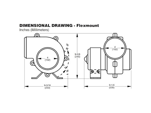 ESTRATTORI ARIA MONTAGGIO A STAFFA ALTE PRESTAZIONI