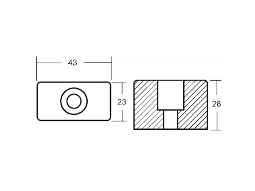 CUBO PER MOTORI OMC COBRA 60/280 HP