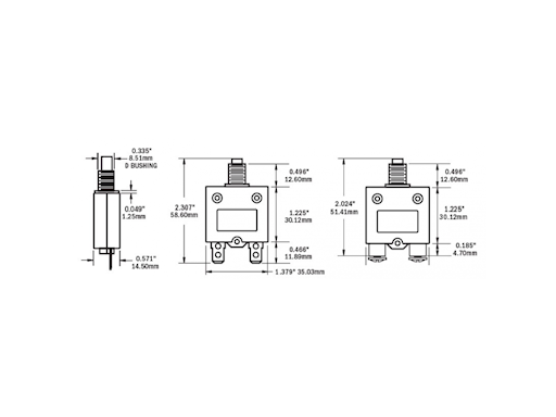 MAGNETOTERMICO A PULSANTE