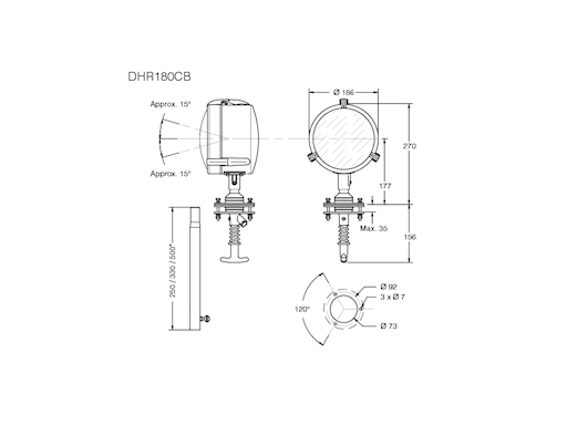 PROIETTORE DHR A LED