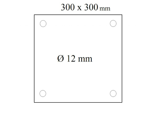 PALO SUPPORTO PER CONTENITORE ANULARE