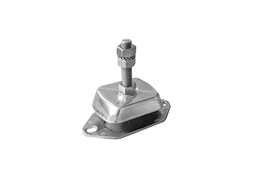 SUPPORTO MOTORE IN ACCIAIO ZINCATO CON PERNO