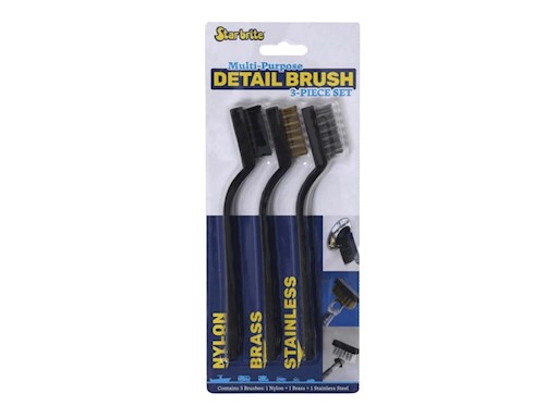 SET DI SPAZZOLE MULTIUSO DETAIL BRUSH 3PZ