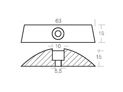 COPPIA PIASTRINE PER VOLVO 110/120 HP S-B S-C