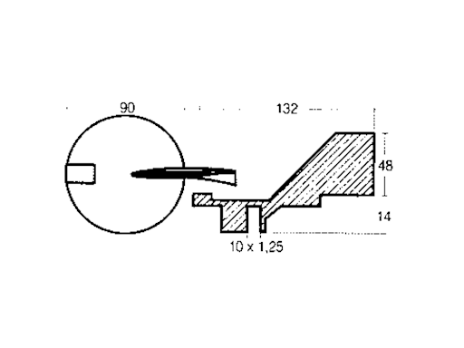 PINNA PER MOTORI YAMAHA 50/100 HP 4T