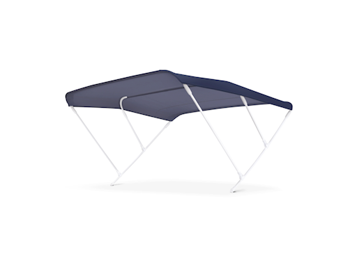CAPOTTINA BIMINI IN ALLUMINIO A 3 ARCHI