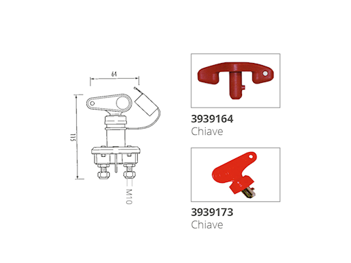 STACCA BATTERIA UNIPOLARE 140A