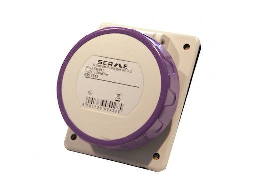 PRESA STAGNA 2P 12/24V. 16A IP67