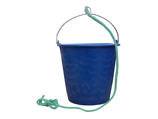 SECCHIO IN PLASTICA CON CIMA CAPACITA' LT.10